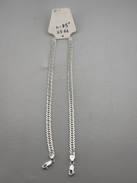 Load image into Gallery viewer, Silver Japanese Curb Link Bracelet 925 – Flat Chain | 6mm
