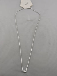 Load image into Gallery viewer, Modern Sleek Snake Chain in Sterling Silver 925 | Clean Finish Necklace 20 Inch
