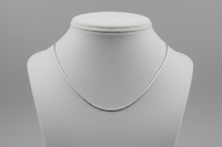 Load image into Gallery viewer, Modern Sleek Snake Chain in Sterling Silver 925 | Clean Finish Necklace 20 Inch
