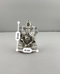 Load image into Gallery viewer, Silver Ganesha Idol 22gm – Divine Ganpati Murti for Home Mandir &amp; Gifting
