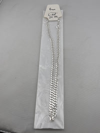 Load image into Gallery viewer, Heavy Curb Link Silver Chain in 925 Sterling Silver | Thick Chain Necklace
