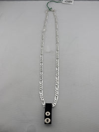 Load image into Gallery viewer, Figaro Silver Chain in 925 Sterling Silver | Italian Link Necklace
