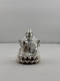 Load image into Gallery viewer, Silver Goddess Lakshmi Idol Design 2 20gm – Divine Laxmi Murti for Home Mandir &amp; Gifting
