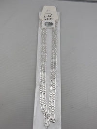 Load image into Gallery viewer, Figaro Silver Chain in 925 Sterling Silver | Italian Link Necklace

