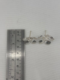 Load image into Gallery viewer, Silver Flower Pooja Piece Set of 2 Handcrafted (4.30g)
