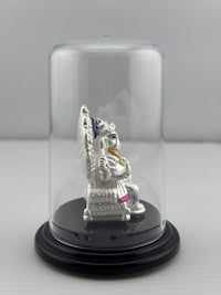 Load image into Gallery viewer, 999 Pure Silver Ganesha Idol 11gm – Ganpati Murti for Home Mandir &amp; Gifting
