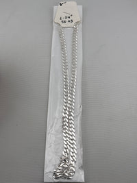 Load image into Gallery viewer, Heavy Curb Link Silver Chain in 925 Sterling Silver | Thick Chain Necklace
