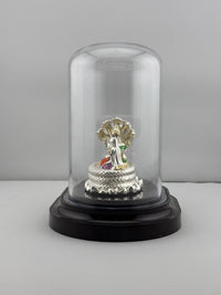 Load image into Gallery viewer, 999 Pure Silver Vishnu &amp; Lakshmi Idol 12gm – Divine Couple Murti for Temple &amp; Gifting
