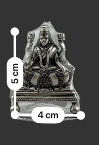 Load image into Gallery viewer, Silver Maa Lakshmi Idol 27gm – Spiritual Lakshmi Murti for Temple Decor &amp; Festivals
