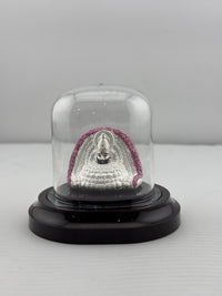 Load image into Gallery viewer, 999 Pure Silver Khatu Shyam Ji Idol 6gm – Divine Shyam Baba Murti for Pooja &amp; Gifting
