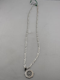 Load image into Gallery viewer, Figaro Silver Chain in 925 Sterling Silver | Italian Link Necklace
