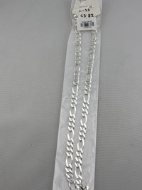 Load image into Gallery viewer, Figaro Silver Chain in 925 Sterling Silver | Italian Link Necklace
