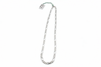 Load image into Gallery viewer, Figaro Silver Chain in 925 Sterling Silver | Italian Link Necklace
