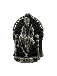 Load image into Gallery viewer, Silver Sai Baba Idol 35gm – Spiritual Sai Baba Murti for Temple Decor &amp; Festivals
