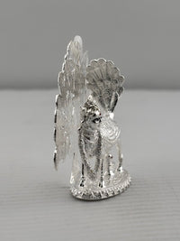 Load image into Gallery viewer, Silver Kamadhenu Idol 30gm – Sacred Wish – Fulfilling Cow Murti for Pooja

