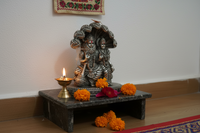 Load image into Gallery viewer, Pure Silver Laxmi Narasimha Idol, Silver Lakshmi Narasimha Murti

