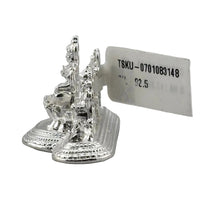 Load image into Gallery viewer, Pure Silver Laxmi Ganesh Saraswathi silver idol
