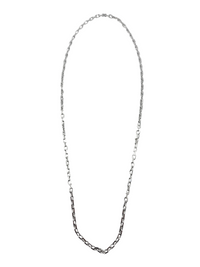 Load image into Gallery viewer, Flat Cable Silver Chain in 925 Sterling Silver | Oval Link Necklace (18 inch, 20 Inch)
