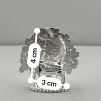 Load image into Gallery viewer, Silver Kamadhenu Idol 30gm – Sacred Wish – Fulfilling Cow Murti for Pooja
