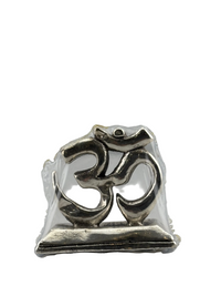 Load image into Gallery viewer, 999 Pure Silver Om Symbol 10gm – Auspicious Spiritual Décor for Home Mandir
