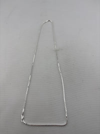 Load image into Gallery viewer, Box Chain Silver Necklace in 925 Sterling Silver | Classic Square Link Chain (20 Inch, 27.83g)
