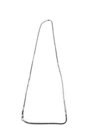 Load image into Gallery viewer, Box Chain Silver Necklace in 925 Sterling Silver | Classic Square Link Chain (20 Inch, 27.83g)
