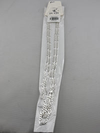 Load image into Gallery viewer, Figaro Silver Chain in 925 Sterling Silver | Italian Link Necklace
