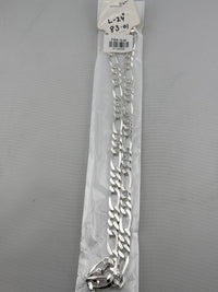 Load image into Gallery viewer, Figaro Silver Chain in 925 Sterling Silver | Italian Link Necklace
