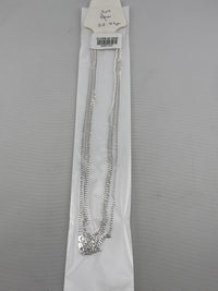 Load image into Gallery viewer, Japanese Curb Silver Chain in 925 Sterling Silver | Sleek Flat Link Chain Necklace
