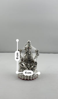 Load image into Gallery viewer, Silver Goddess Lakshmi Idol Design 3 20gm – Divine Laxmi Murti for Home Mandir &amp; Gifting
