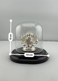 Load image into Gallery viewer, 999 Pure Silver Pancha Mukhi Hanuman Idol 20gm – Five-Faced Murti for Temple &amp; Pooja
