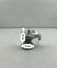 Load image into Gallery viewer, Silver Shiv Ling Design 1 37gm – Sacred Shivling for Pooja &amp; Home Mandir silver idol
