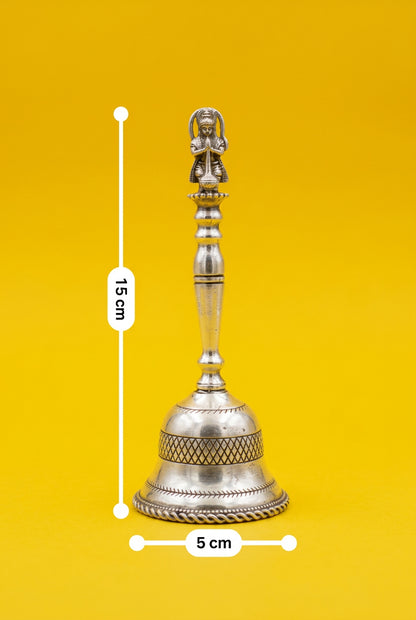 Large Silver Pooja Bell – 150g