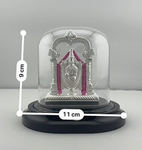 Load image into Gallery viewer, Balaji 99.9% Pure Silver Idol(12 g) in Acrylic Dome
