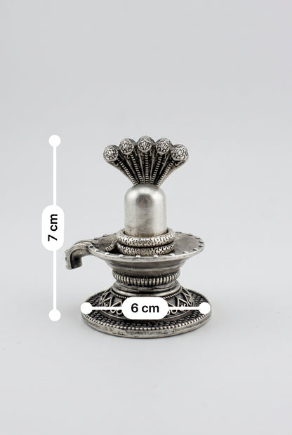 Silver Shiv Ling 180gm – Sacred Shivling for Pooja & Home Mandir silver idol