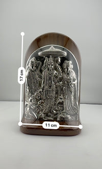 Load image into Gallery viewer, 999 Pure Silver Ram Family Idol 111gm – Divine Family Murti for Pooja &amp; Prosperity
