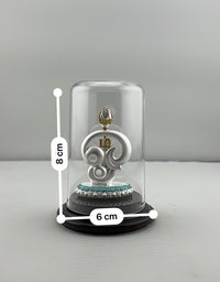 Load image into Gallery viewer, 999 Pure Silver Tamil Om with Vel Symbol 12gm – Sacred Spiritual Décor for Home Mandir silver idol
