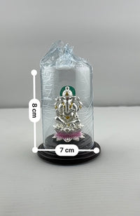 Load image into Gallery viewer, 999 Pure Silver Ganesha Idol – Ganpati Murti for Home Mandir &amp; Gifting
