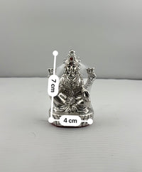 Load image into Gallery viewer, Silver Goddess Lakshmi Idol 22gm – Divine Laxmi Murti for Home Mandir &amp; Gifting
