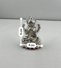 Load image into Gallery viewer, Silver Goddess Lakshmi Idol Design 4 23gm – Divine Laxmi Murti for Home Mandir &amp; Gifting
