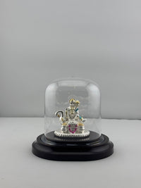 Load image into Gallery viewer, 999 Pure Silver Kubera Idol 12gm – Divine Wealth God Murti for Home Mandir &amp; Gifting

