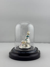 Load image into Gallery viewer, 999 Pure Silver Kubera Idol 12gm – Divine Wealth God Murti for Home Mandir &amp; Gifting
