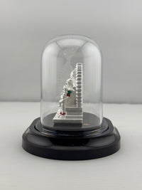 Load image into Gallery viewer, 999 Pure Silver Shiva Family Idol 22g in Protective Acrylic Dome – Spiritual Parivar Murti for Temple Decor
