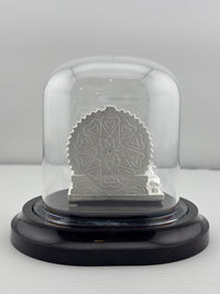 Load image into Gallery viewer, 999 Pure Silver Shiva Family Idol 22g in Protective Acrylic Dome – Spiritual Parivar Murti for Temple Decor
