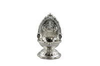 Load image into Gallery viewer, Silver Diya 35gm – Traditional Pooja Lamp for Temple &amp; Festivals
