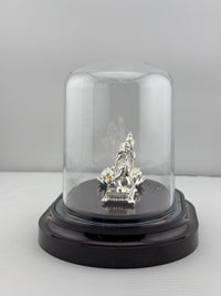 Load image into Gallery viewer, 999 Pure Silver Ganesha &amp; Lakshmi Idol 13gm – Prosperity Murti for Diwali &amp; Temple Décor
