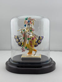 Load image into Gallery viewer, 999 Pure Silver Lord Krishna Idol 42gm – Divine Bal Gopal Murti for Temple &amp; Gifting
