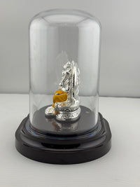Load image into Gallery viewer, 999 Pure Silver Lord Hanuman Idol 30gm – Divine Bajrangbali Murti for Temple &amp; Pooja
