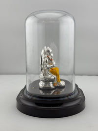 Load image into Gallery viewer, 999 Pure Silver Lord Hanuman Idol 30gm – Divine Bajrangbali Murti for Temple &amp; Pooja
