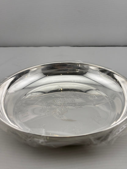 Silver Small Plate 100gm – Traditional Serving Plate
